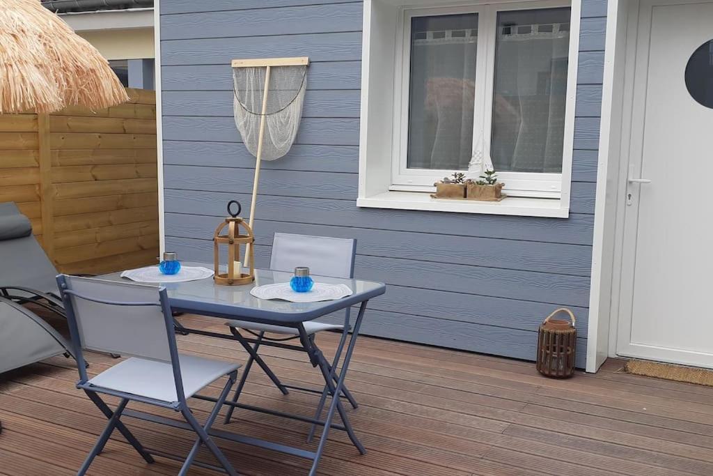 "La Mer Boheme", Patio, Parking Prive, 8 Mn Plage Le Portel Buitenkant foto